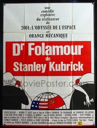 5c076 DR. STRANGELOVE French 1p R70s Stanley Kubrick classic starring Peter Sellers!