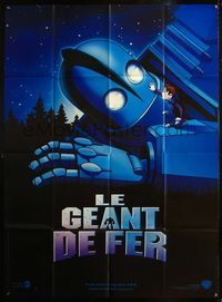 5c119 IRON GIANT French 1p '99 animated modern classic, cool alternate cartoon robot image!