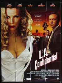 5c126 L.A. CONFIDENTIAL French 1p '97 Kevin Spacey, Russell Crowe, Danny DeVito, sexy Kim Basinger!