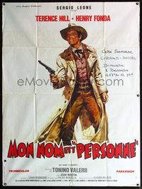 5c145 MY NAME IS NOBODY French 1p '74 Il Mio nome e Nessuno, different art of Henry Fonda by Casaro