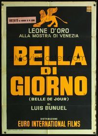 5c332 BELLE DE JOUR Italian 1p '67 Luis Bunuel's classic masterpiece of erotica!