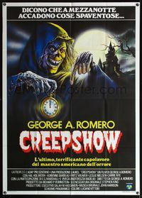 5c379 CREEPSHOW Italian 1p '82 George Romero & Stephen King, E.C. Comics, cool different art!