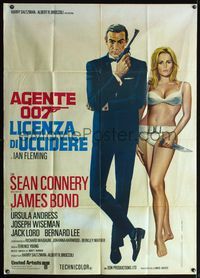 5c402 DR. NO Italian 1p R71 Sean Connery as James Bond + full-length sexy Ursula Andress in bikini!