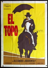 5c408 EL TOPO Italian 1p '74 Alejandro Jodorowsky Mexican bizarre cult classic!