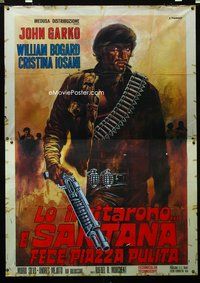5c279 SARTANA KILLS THEM ALL Italian 2p '71 Un Par de Asesinos, art of Garko with gun by P. Franco!