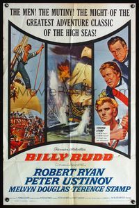 5d052 BILLY BUDD 1sh '62 Terence Stamp, Robert Ryan, mutiny & high seas adventure!