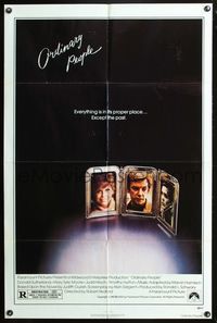 5d566 ORDINARY PEOPLE 1sh '80 Donald Sutherland, Mary Tyler Moore, directed by Robert Redford!