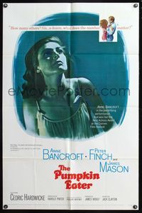 5d626 PUMPKIN EATER 1sh '64 Anne Bancroft, Peter Finch, a marriage bed isn't always a bed of roses!