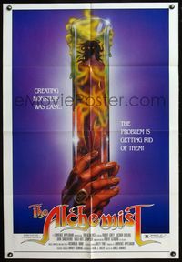 5e016 ALCHEMIST 1sh '85 directed by Charles Band, sexy monster in a test tube art!
