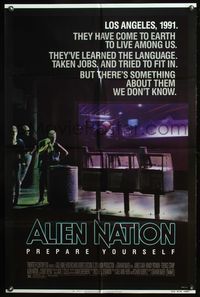 5e020 ALIEN NATION 1sh '88 they've come to Earth to live among us, they learned our language!