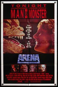 5e045 ARENA 1sh '89 Peter Manoogian directed, Paul Satterfield, cheesy sci-fi!