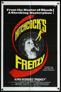 5e270 FRENZY 1sh '72 written by Anthony Shaffer, Alfred Hitchcock's shocking masterpiece!