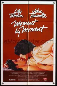 5e460 MOMENT BY MOMENT 1sh '79 directed by Jane Wagner, Lily Tomlin & John Travolta!