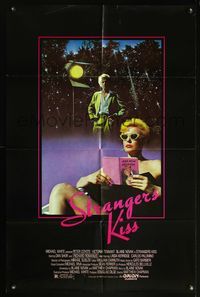 5e749 STRANGERS KISS 1sh '83 Peter Coyote, Victoria Tennant, sexy Hollywood actress!