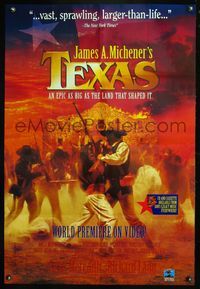 5e791 TEXAS video 1sh '94 Maria Conchita Alonso, Benjamin Bratt & Patrick Duffy!