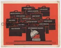 5f075 ADVISE & CONSENT TC '62 Otto Preminger, classic Saul Bass Washington Capitol artwork!