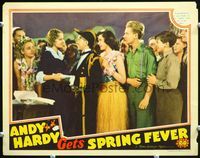 5f336 ANDY HARDY GETS SPRING FEVER LC '39 Mickey Rooney as admiral & Ann Rutherford as native girl!