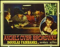 5f338 ANGELS OVER BROADWAY LC '40 sexy Rita Hayworth in store with Douglas Fairbanks Jr.!
