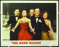 5f355 BAND WAGON LC#3 '53 close up of Fred Astaire & top 4 cast singing That's Entertainment!
