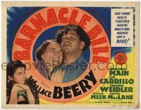 5f086 BARNACLE BILL TC '41 Virginia Weidler watches Marjorie Main cuddle up to Wallace Beery!