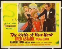5f364 BELLE OF NEW YORK LC#7 '52 great image of Fred Astaire in tux smiling at sexy Vera-Ellen!