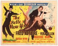 5f092 BELLE OF NEW YORK TC '52 great image of Fred Astaire jumping & dancing with sexy Vera-Ellen!