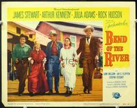 5f365 BEND OF THE RIVER LC#6 '52 Jimmy Stewart, Julia Adams, Arthur Kennedy, Rock Hudson, Nelson