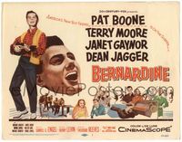5f096 BERNARDINE TC '57 art of America's new boyfriend Pat Boone is on the screen!
