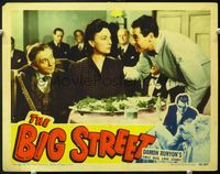 5f376 BIG STREET LC '42 waiter Henry Fonda leans over Agnes Moorehead at table with Ray Collins!