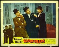5f384 BLOCK-HEADS LC#5 R47 Minna Gombell chews out unfazed Stan Laurel & Oliver Hardy!