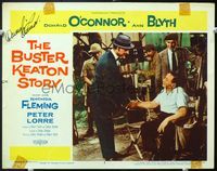 5f012 BUSTER KEATON STORY signed LC#5 '57 by Donald O'Connor, who is shaking hands with Peter Lorre!