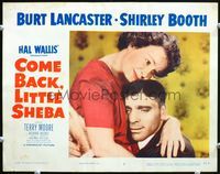 5f433 COME BACK LITTLE SHEBA LC#5 '53 c/u of Shirley Booth hugging Burt Lancaster to her bosom!