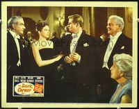 5f443 DARK CORNER LC '46 Clifton Webb, Mark Stevens & sexy Constance Collier at fancy party!