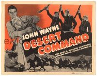 5f125 DESERT COMMAND TC  '46 great images of Legionnaire John Wayne choking Arab & smiling!