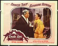 5f454 DESK SET LC#3 '57 Spencer Tracy & laughing Katharine Hepburn in bath robes!