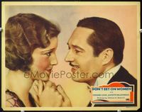 5f472 DON'T BET ON WOMEN LC '31 super c/u of Edmund Lowe smiling at beautiful Jeanette MacDonald!