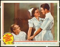 5f477 DR. KILDARE GOES HOME LC '40 Lionel Barrymore watches Lew Ayres hug nurse Laraine Day!