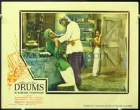 5f480 DRUMS LC '38 directed by Zoltan Korda, Sabu watches two Arabs fighting!
