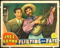 5f503 FLIRTING WITH FATE LC '38 Frank McDonald directed comedy, wacky Joe E Brown!