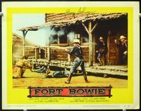 5f024 FORT BOWIE signed LC#5 '58 by Ben Johnson, who is in the middle of a shoot-out!