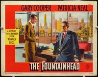5f506 FOUNTAINHEAD LC #4 '49 Gary Cooper as Howard Roark with Raymond Massey as Gail Wynand!