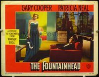 5f507 FOUNTAINHEAD LC #6 '49 Patricia Neal in sexy dress doesn't get Gary Cooper as Howard Roark!
