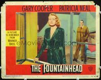 5f505 FOUNTAINHEAD LC #2 '49 Patricia Neal as Dominique Francon with Raymond Massey as Gail Wynand!