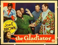 5f522 GLADIATOR LC '38 Joe E. Brown plays football and is a pro wrestler!