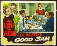 5f535 GOOD SAM LC#5 '48 Gary Cooper & Ann Sheridan at dinner table with their kids!