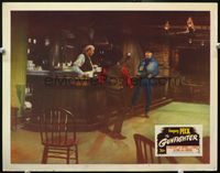 5f544 GUNFIGHTER LC #6 '50 Gregory Peck outdraws cowboy at bar for the umpteenth time!