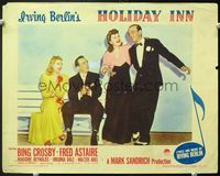 5f561 HOLIDAY INN LC '42 4-shot of Fred Astaire, Bing Crosby, Marjorie Reynolds & Virginia Dale!