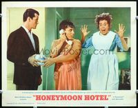 5f564 HONEYMOON HOTEL LC#2 '64 Goulet & Morse are sharing a room in a resort full of newlyweds!