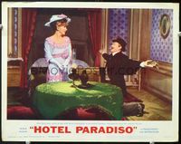 5f568 HOTEL PARADISO LC #8 '66 Alec Guinness declares his love for beautiful Gina Lollobrigida!