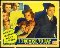 5f584 I PROMISE TO PAY LC '37 Chester Morris & pretty Helen Mack in loan shark racket!
